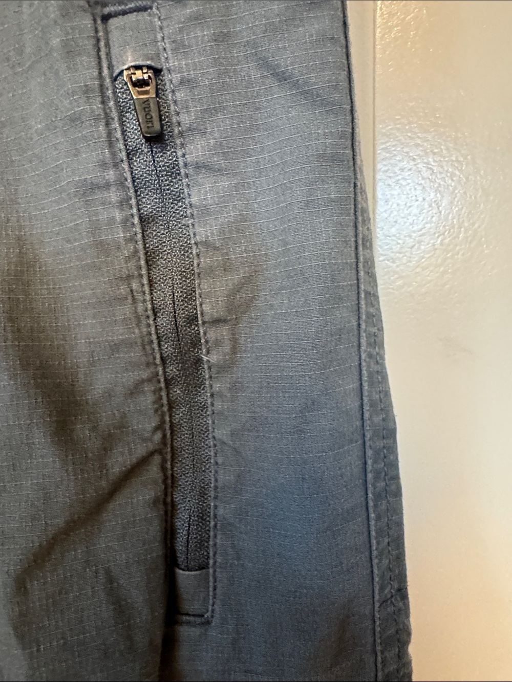 Vuori Ripstop Climber Pants Mens Charcoal Grey Hiking Stretch Cotton - Picture 4 of 9